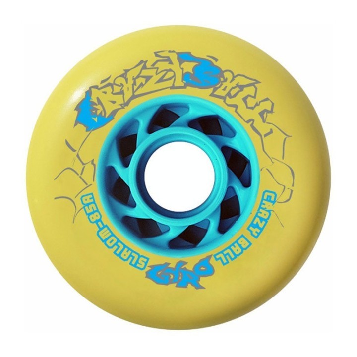 GYRO CRAZY BALL - 4szt. (żółte) 80mm/85A