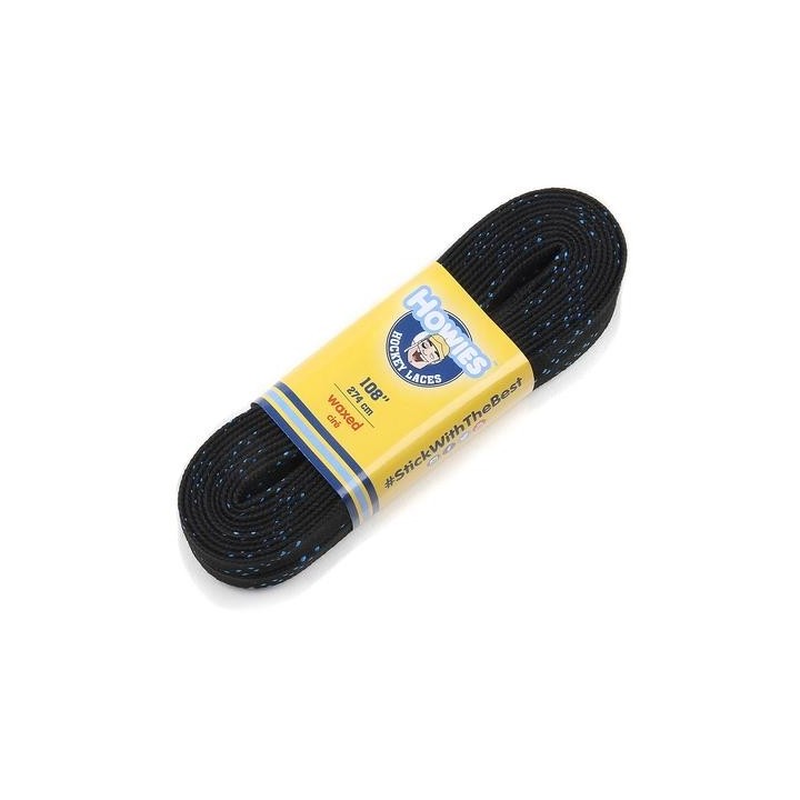 HOWIES Sznurówki hokejowe woskowane czarne