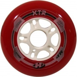 EDGE - HYPER XTR 90mm/84A - czerwone - ZESTAW