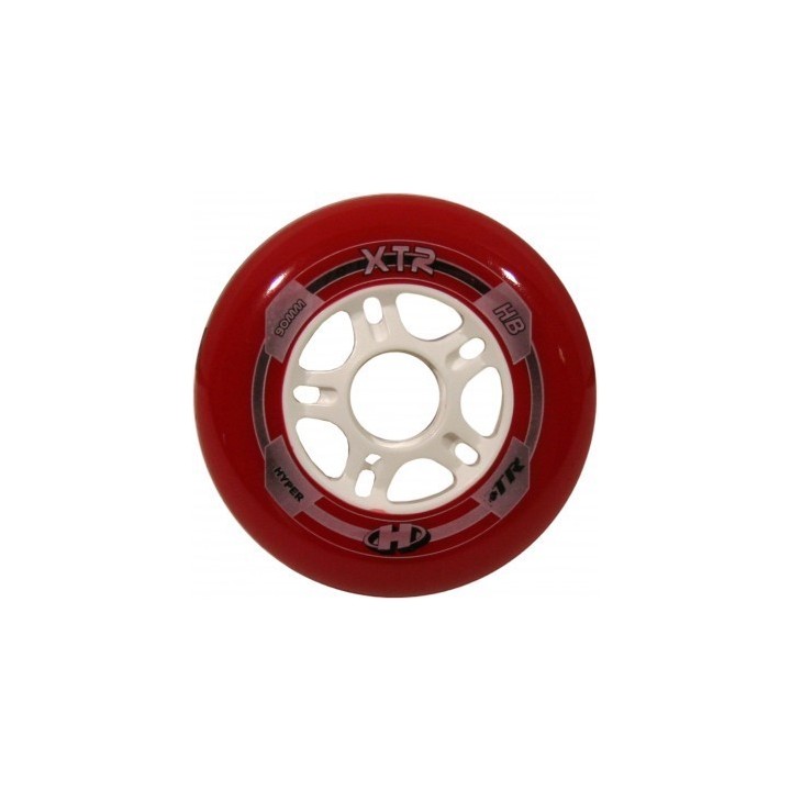 HYPER XTR 90mm/84A - czerwone - ZESTAW