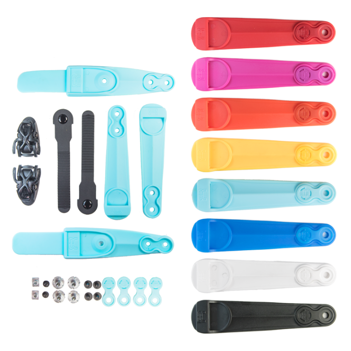 FR Skates - DOUBLE STRAP - klamra 45 stopni - ZESTAW