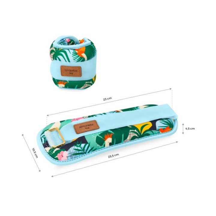 Obciążenia na kostki i nadgarstki Spokey HOME JUNGLE 2x 1 kg – dostępny w sklepie EDGE