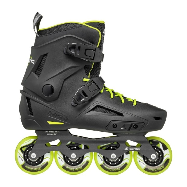 Rolki Rollerblade Lightning 80 Black/Lime – dostępny w sklepie EDGE