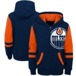 Bluza NHL - Edmonton Oilers full-zip JUNIOR