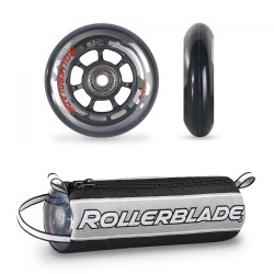 EDGE - Zestaw kółka + łożyska + tulejki Rollerblade 76mm/80a