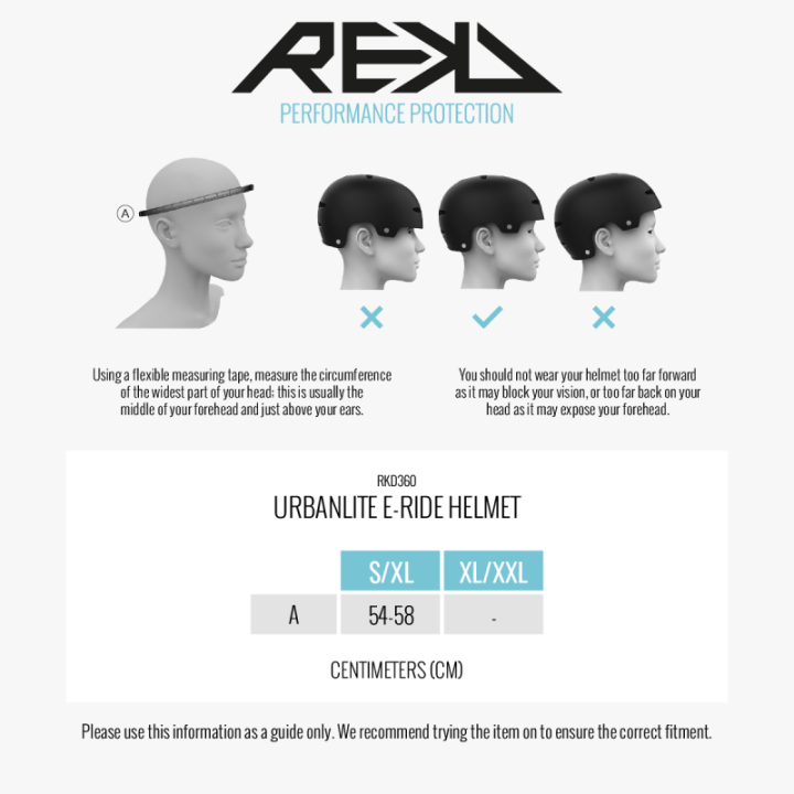 REKD Urbanlite E-Ride Helmet