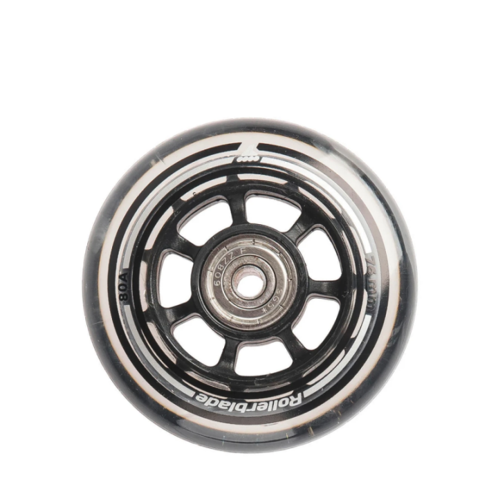 EDGE - Zestaw kółka + łożyska + tulejki Rollerblade 76mm/80a