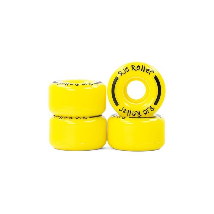 Kółka Rio Roller Coaster - żółte 62mm