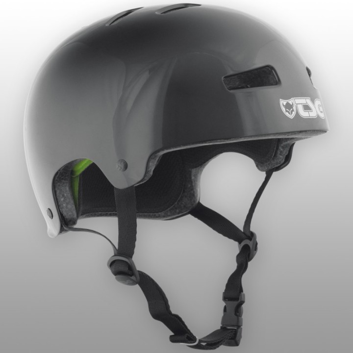 Kask TSG Evolution Youth - Black (połysk)