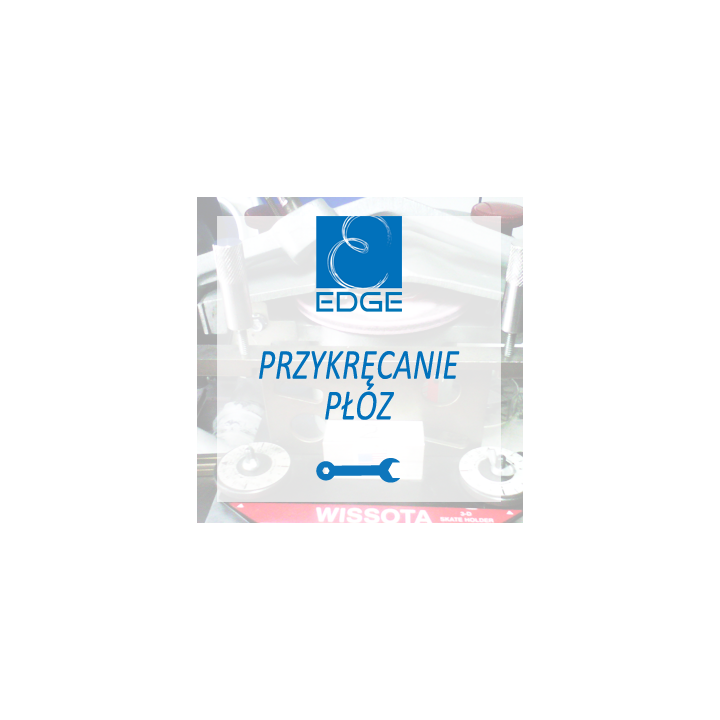 Przykręcenie płóz do buta
