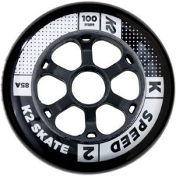 EDGE - Zestaw kółka + łożyska + tulejki K2 SPEED 100mm/85A (8szt.)